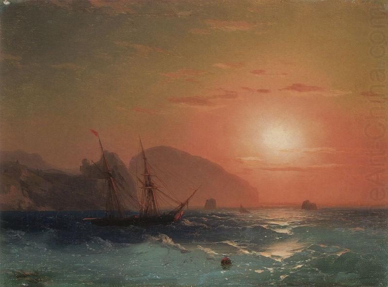 Ivan Aivazovsky View Of The Ayu Dag Crimea china oil painting image